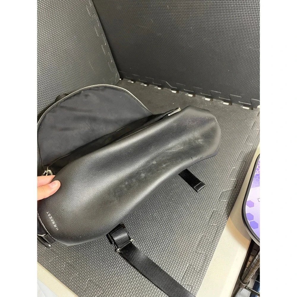 Haerfest Mercedes Benz Backpack Black Nylon Leather Trim Commuter Bag